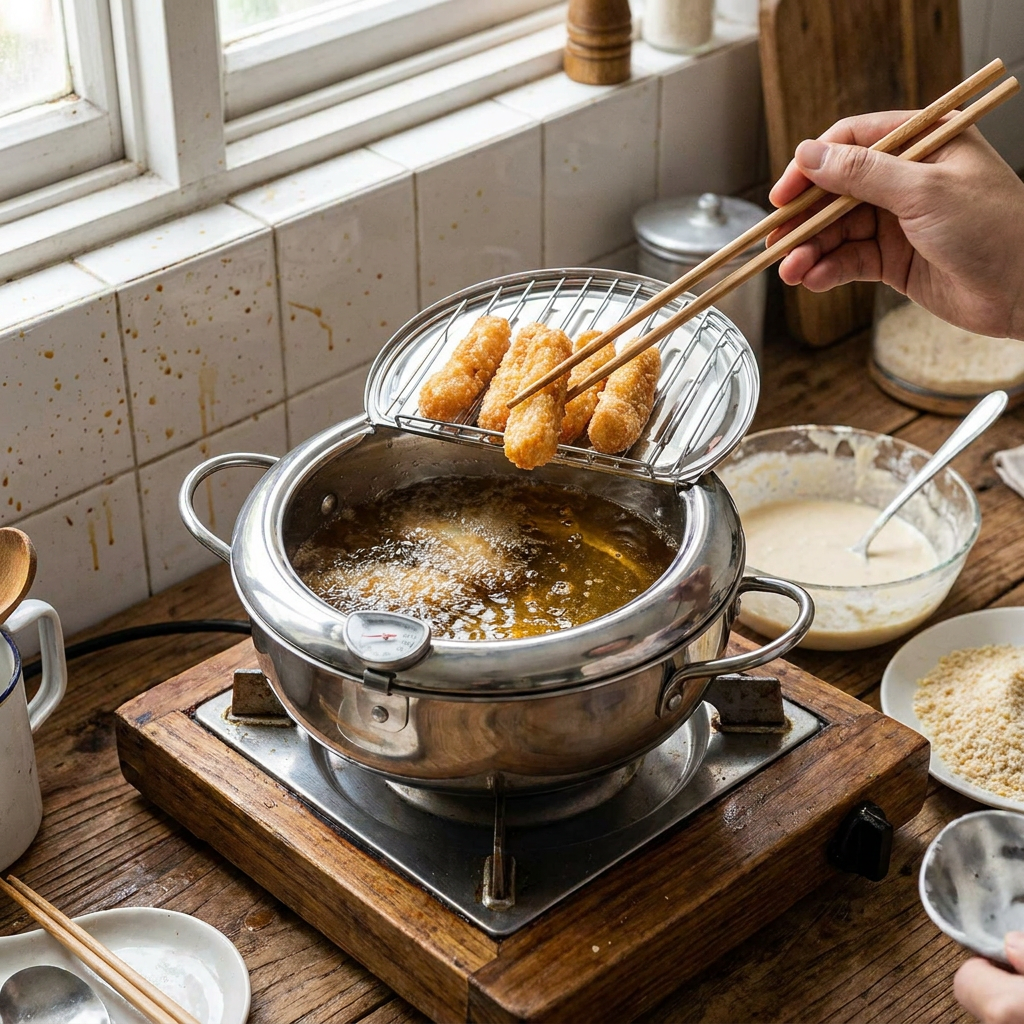 Japanese Deep Frying Pot lifestyle