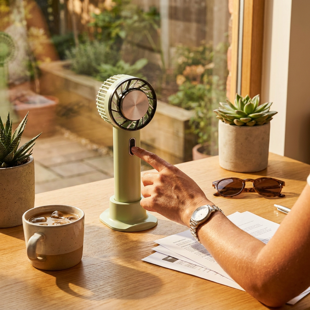 Portable Air Conditioner Cooling Fan lifestyle