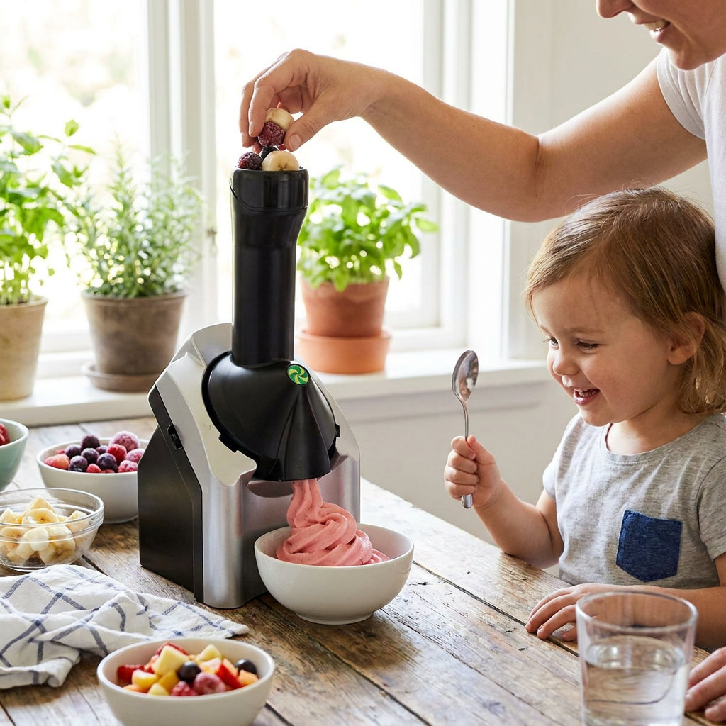 Compact Ice Cream Machine lifestyle