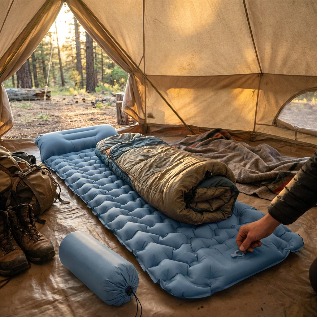 Ultralight Compact Sleeping Pad lifestyle