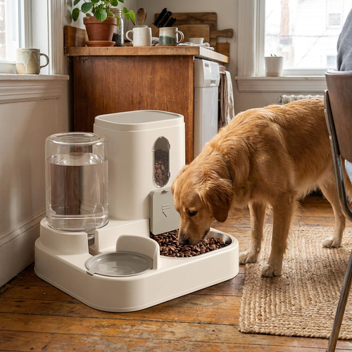 Dog and Cat Feeder lifestyle