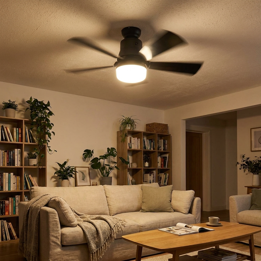 Ceiling-mounted fan lifestyle