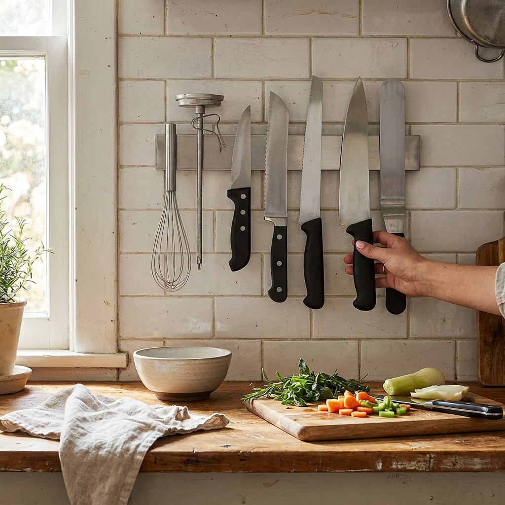 14 Inch Magnetic Knife And Tools Holder lifestyle