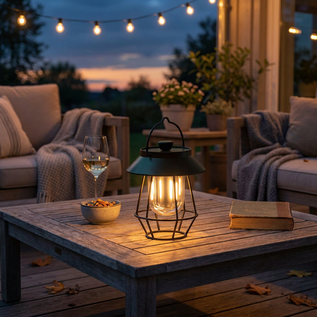 Wireless USB Outdoor Table Lamp lifestyle