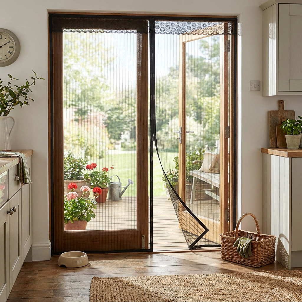 Magnetic Mesh Screen lifestyle