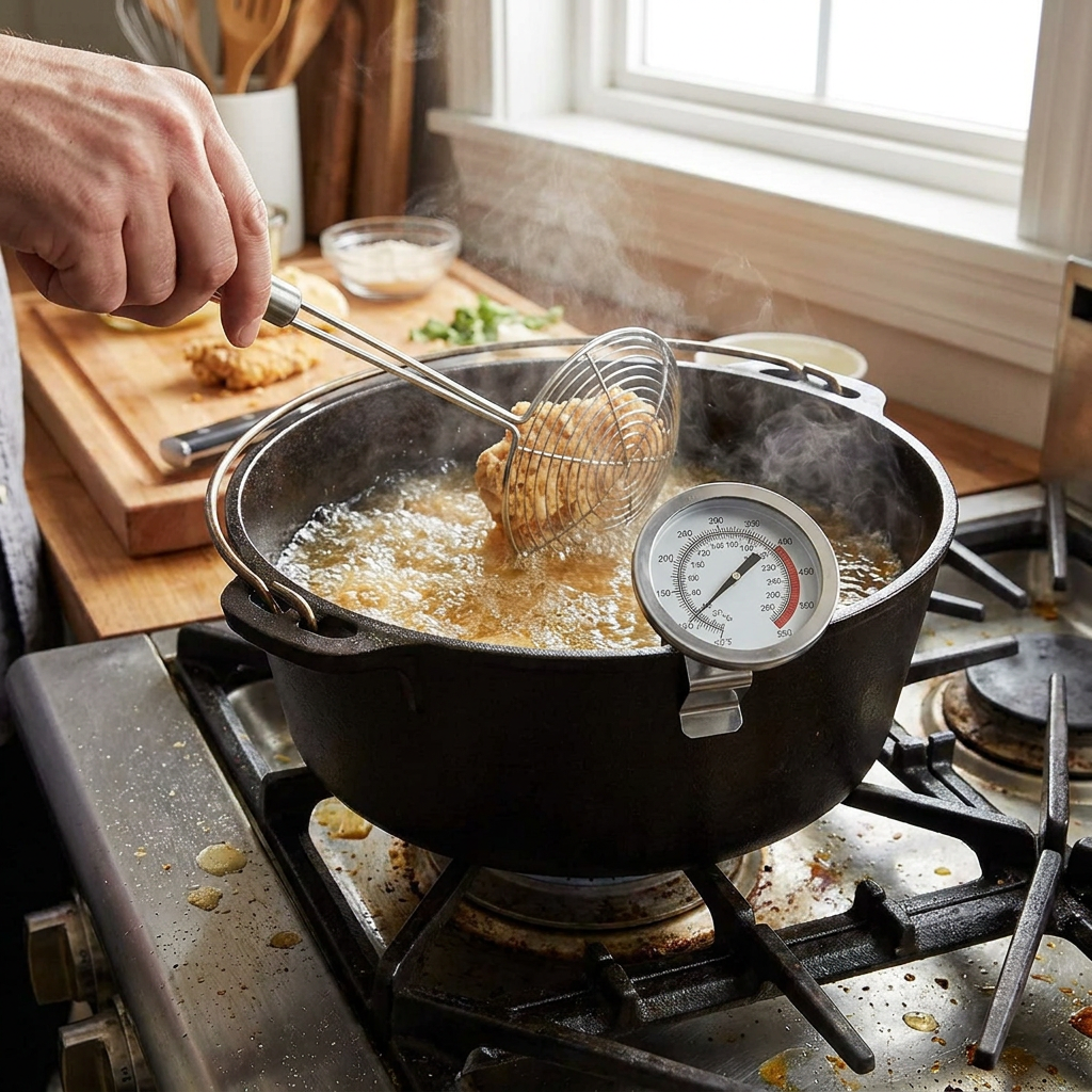 Stainless Steel Deep Fry Thermometer lifestyle