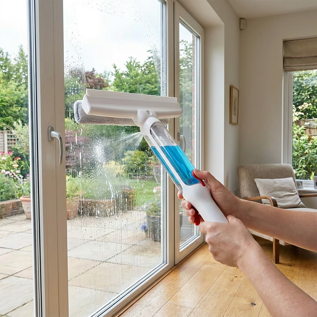 Long Handle Telescopic Window Cleaner lifestyle