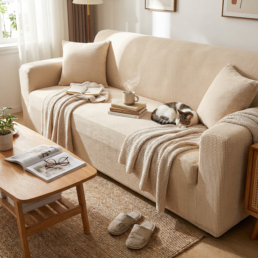 Stretchable Sofa Cover lifestyle