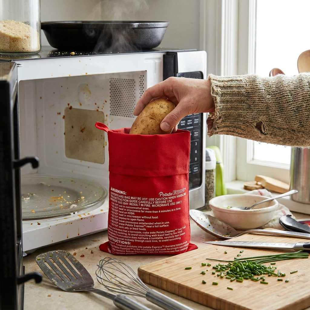 Microwave Potato Bag lifestyle