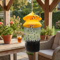 Reusable Outdoor Hanging Fly Trap lifestyle