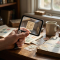 Foldable LED Magnifying Glass lifestyle