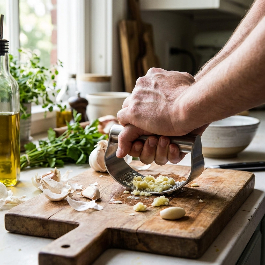 Garlic Press Rocker Set lifestyle