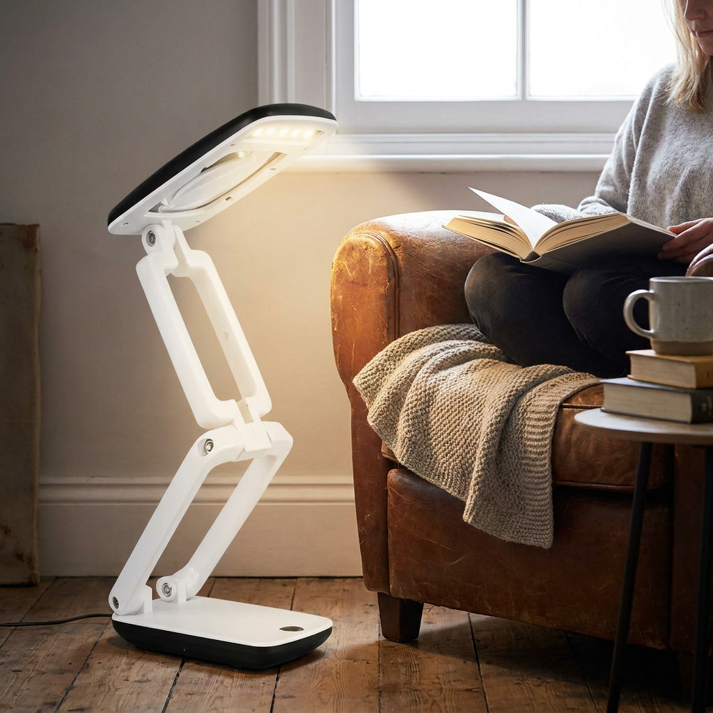 Full-Page Floor Magnifying Lamp lifestyle